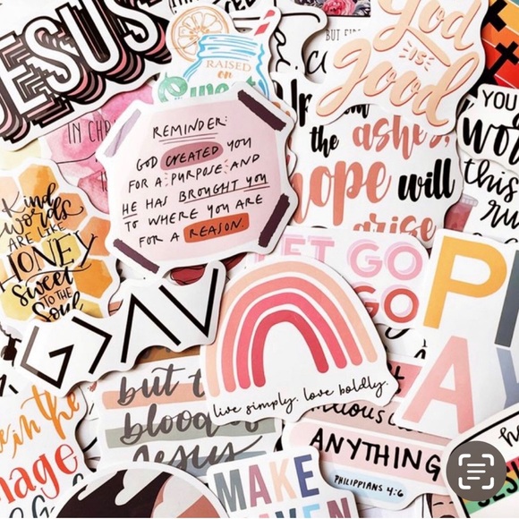 20 Christian Sticker Pack - Picture 4 of 9
